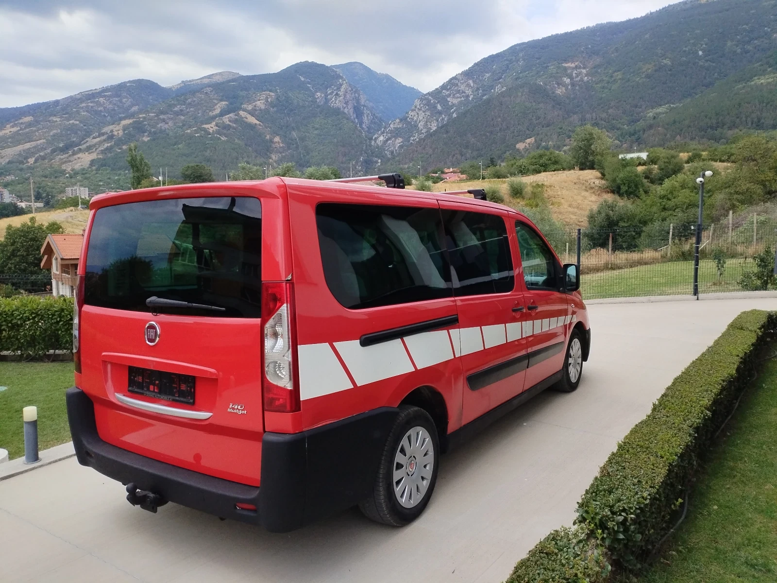 Fiat Scudo 2.0 M-JET 140hp 6ск Климатик 9 места Печка Макси , снимка 4 - Бусове и автобуси - 55655289