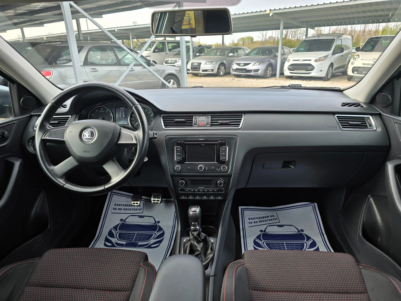 Skoda Rapid 1, 2 NAVI KLIMATRON, снимка 10 - Автомобили и джипове - 54243691