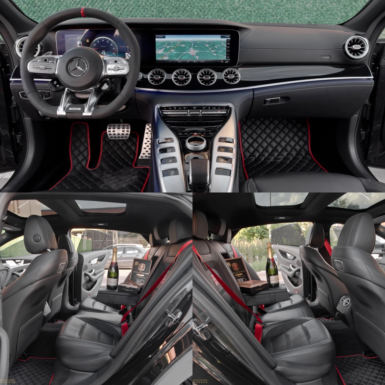 Mercedes-Benz AMG GT 63s/BRABUS 800/STAGE 800KC MADNESS/75 ХИЛ.КМ/NARDO, снимка 9 - Автомобили и джипове - 54974660