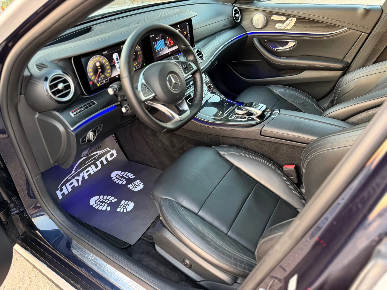 Mercedes-Benz E 350 d= BRABUS= HUD= DISTRONIC= 360* CAMERA= PANORAMA= , снимка 9 - Автомобили и джипове - 55546275