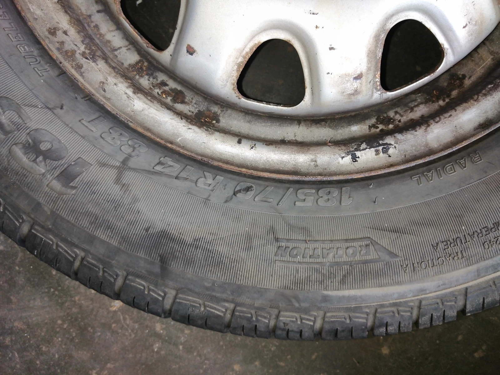 Гуми с джанти Tigar 185/80R14, снимка 9 - Гуми и джанти - 55049451