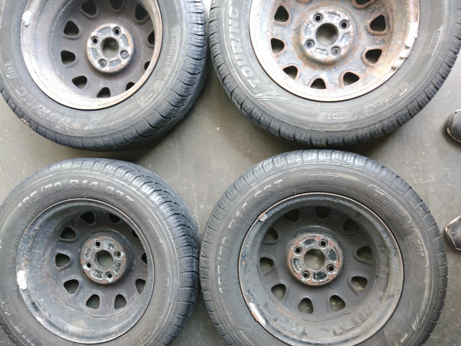 Гуми с джанти Tigar 185/80R14, снимка 5 - Гуми и джанти - 55049451