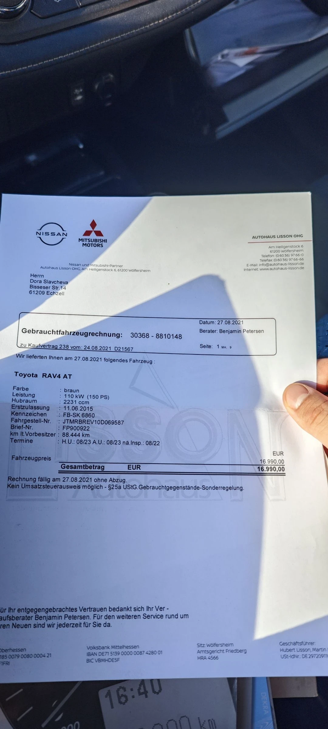 Toyota Rav4 2.2 dcat - изображение 9