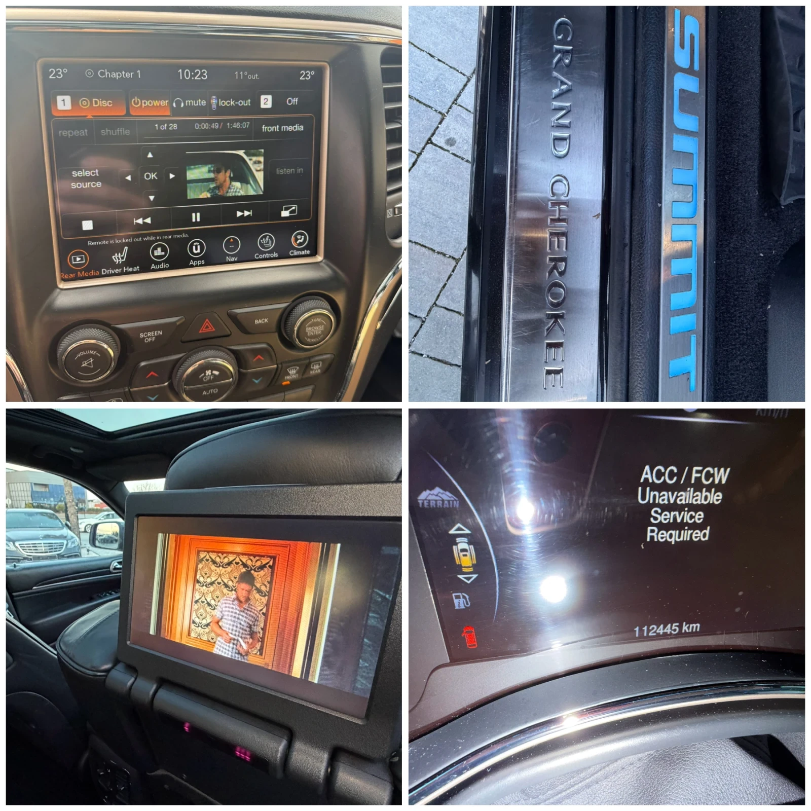 Jeep Grand cherokee 3, 0CRDI= 100000km= SUMMIT= TOP, снимка 16 - Автомобили и джипове - 53348289