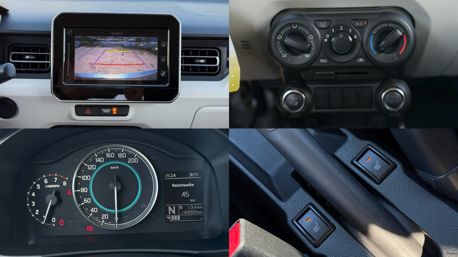 Suzuki Ignis 1.2I * АВТОМАТИК* ДОКАЗУЕМИ КМ* , снимка 15 - Автомобили и джипове - 56120019