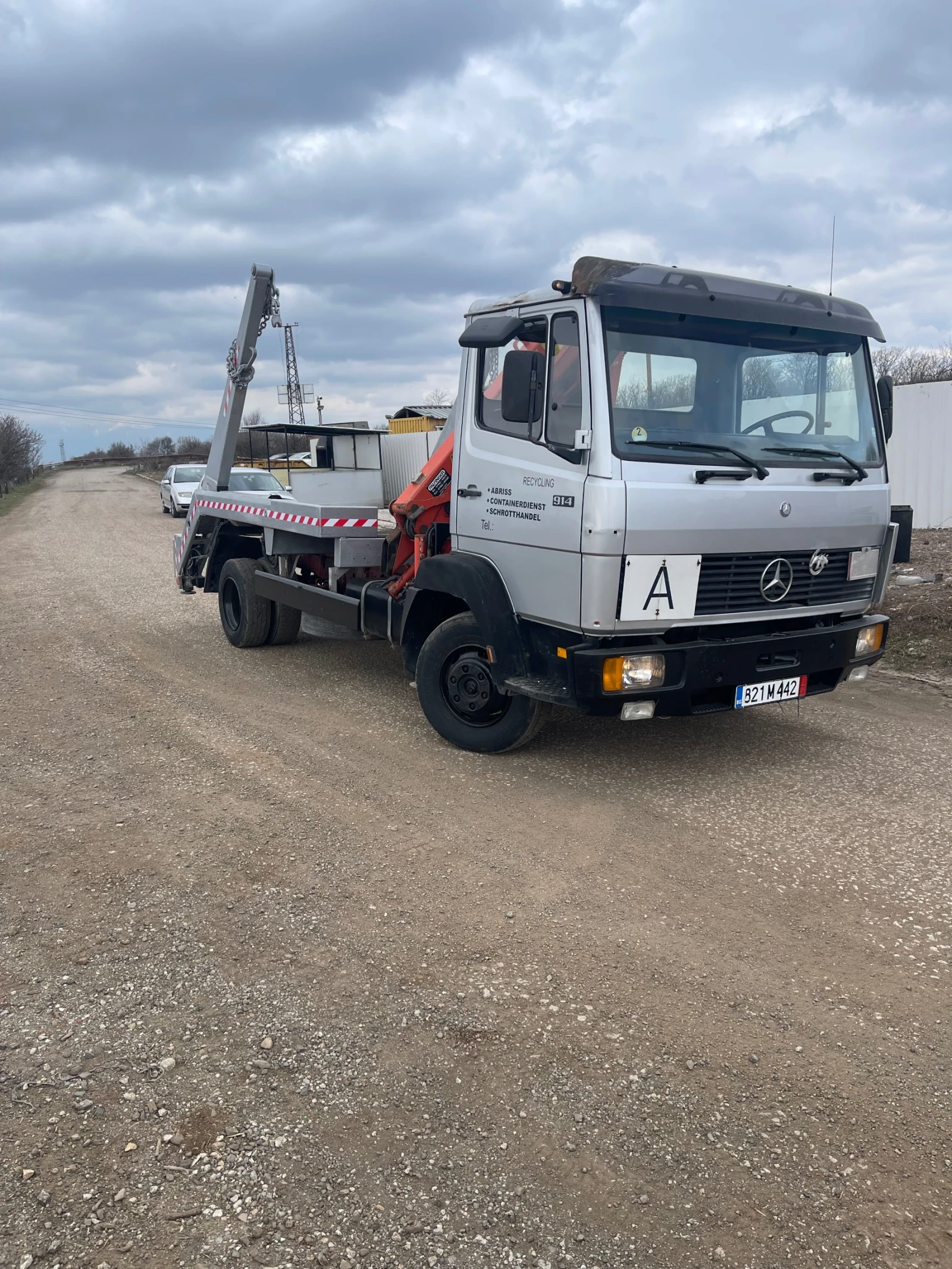 Mercedes-Benz 914 Мултилифт + кран , снимка 3 - Камиони - 54208230