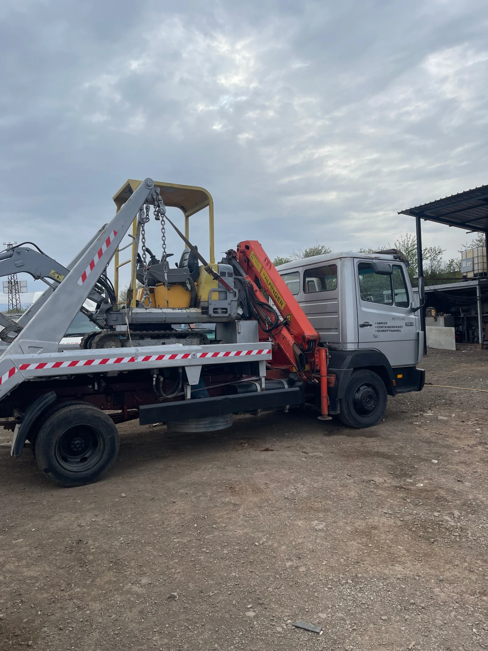 Mercedes-Benz 914 Мултилифт + кран , снимка 11 - Камиони - 54208230