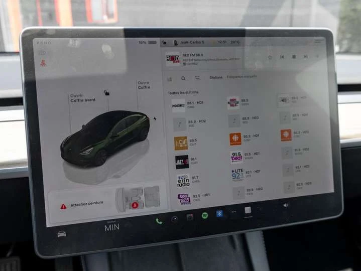 Tesla Model 3 NAVIGATION/ PANORAMIC ROOF / LEATHER/ ONLY 65 KMS, снимка 17 - Автомобили и джипове - 54027988