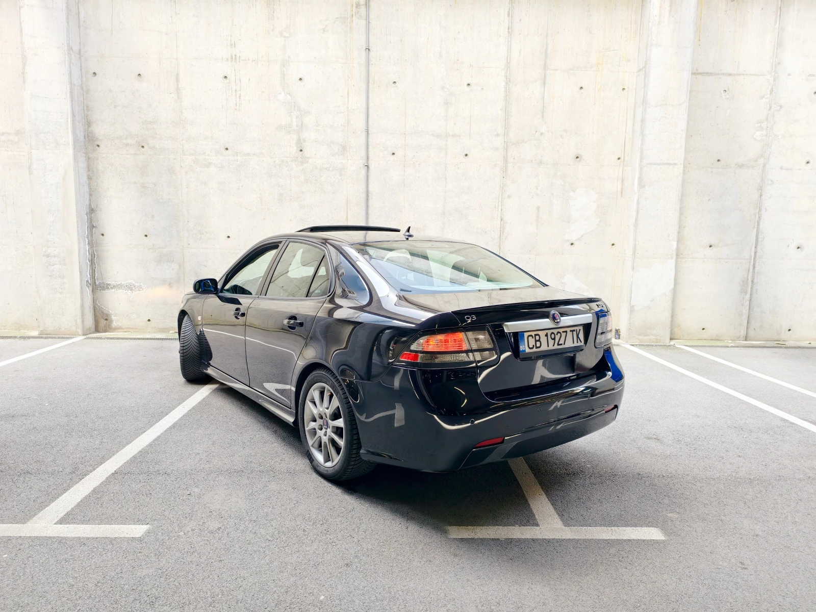 Saab 9-3 AUTO| STAGE1 180К.С.| ОБСЛУЖЕН| ПОДГРЕВ| ШИБИДАХ| , снимка 5 - Автомобили и джипове - 54181803