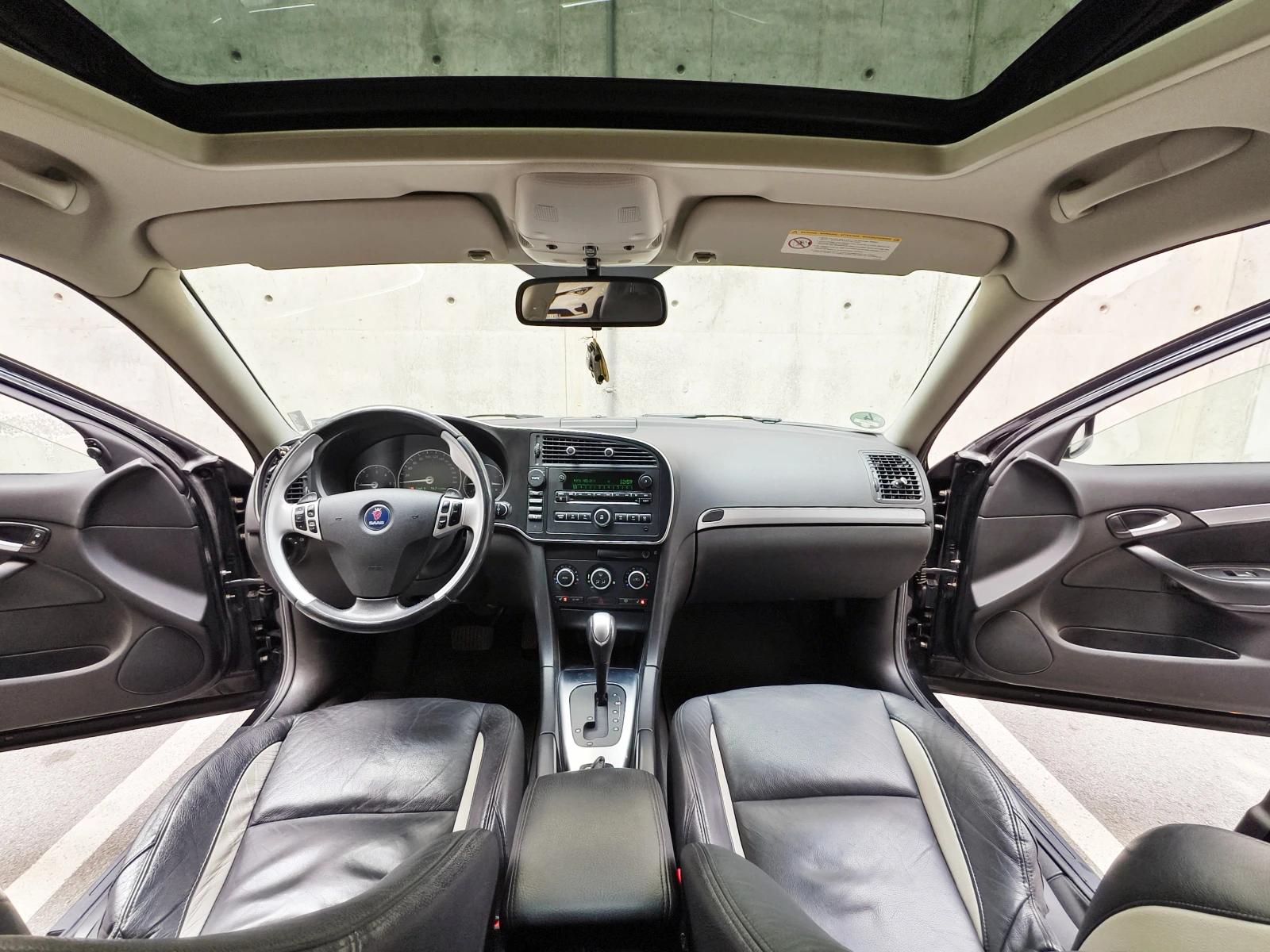 Saab 9-3 AUTO| STAGE1 180К.С.| ОБСЛУЖЕН| ПОДГРЕВ| ШИБИДАХ| , снимка 11 - Автомобили и джипове - 54181803