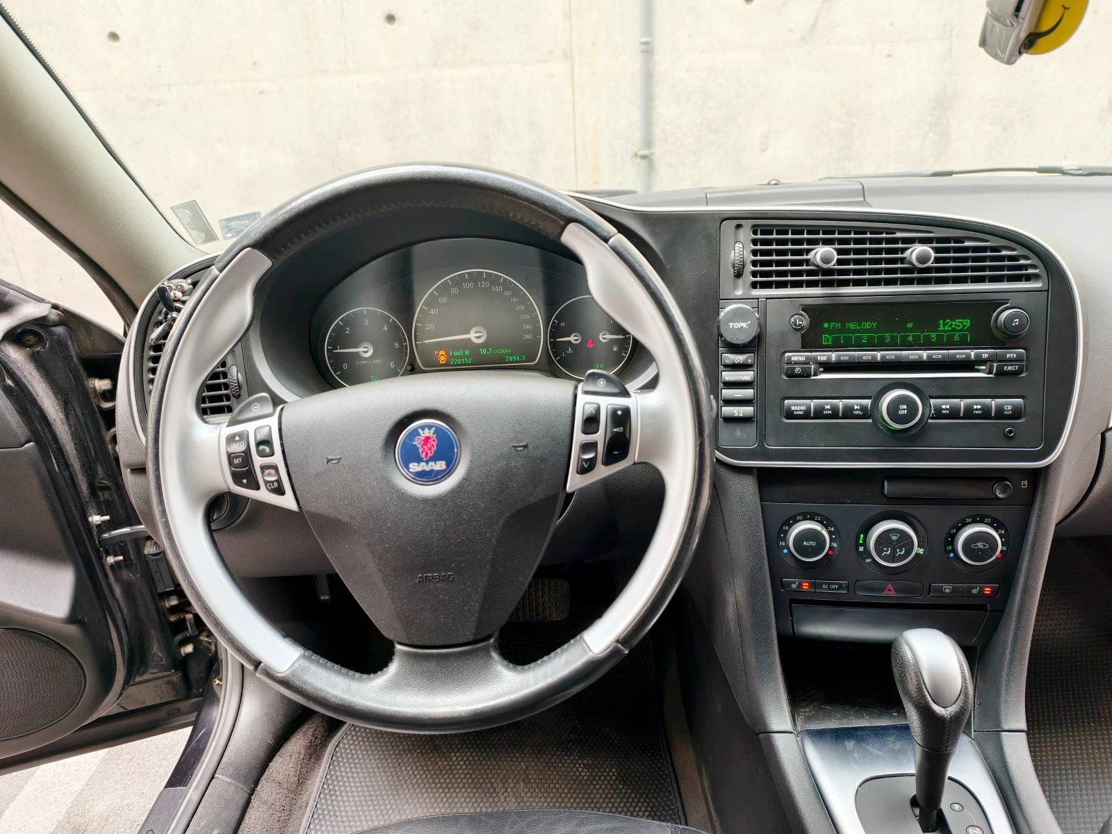 Saab 9-3 AUTO| STAGE1 180К.С.| ОБСЛУЖЕН| ПОДГРЕВ| ШИБИДАХ| , снимка 12 - Автомобили и джипове - 54181803