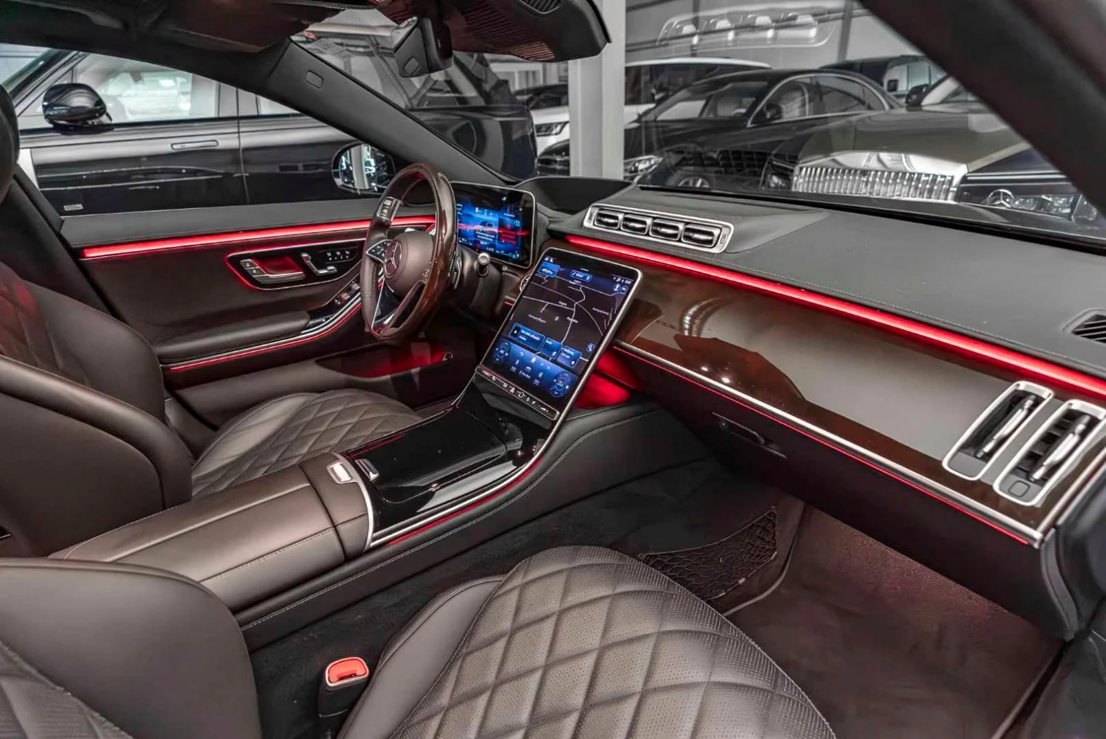 Mercedes-Benz S 350 LONG/4M/313HP/AMG/360/PANO/TV/VENT/DISTR/997z | Mobile.bg � ����������� 14