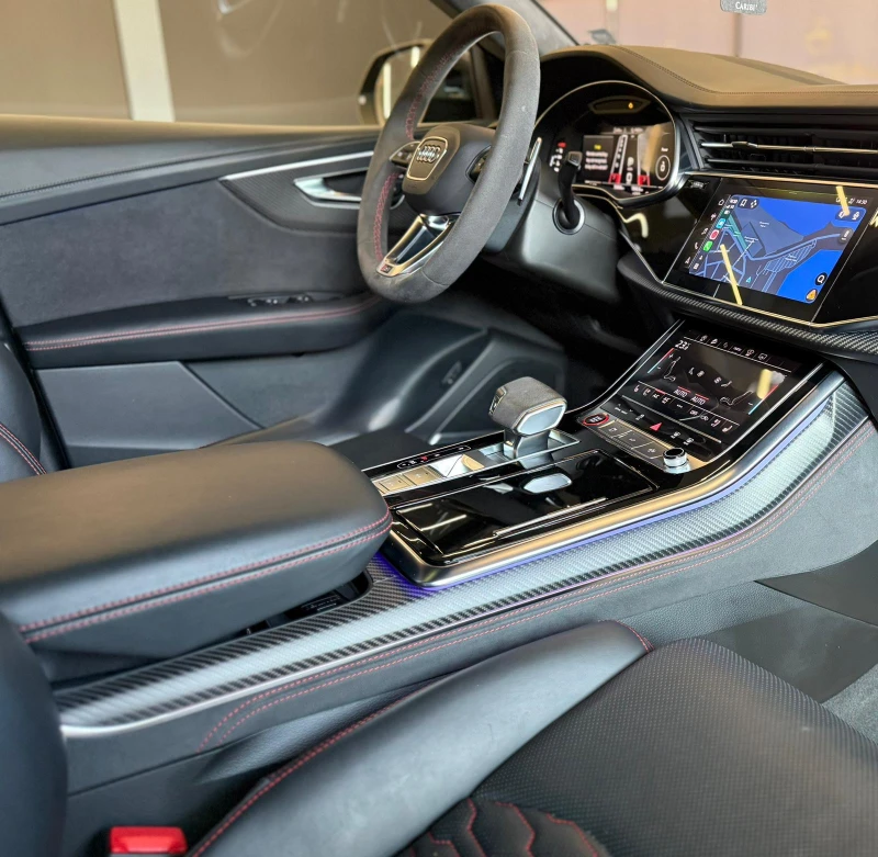 Audi RSQ8 Ceramic* Гаранционен* Лизинг* Обдух* Bang&Olufsen, снимка 13 - Автомобили и джипове - 52444634