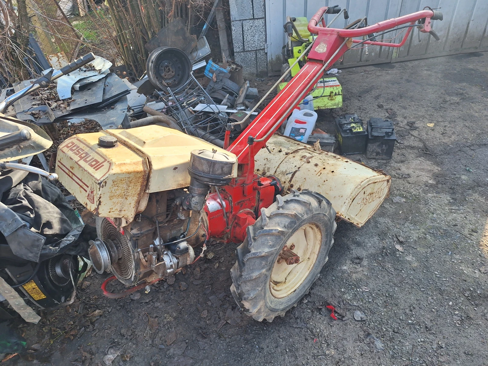 Мотокултиватор Друга марка  мотоблок Pasquali ACME15к.с.4 скорости с фреза, снимка 1