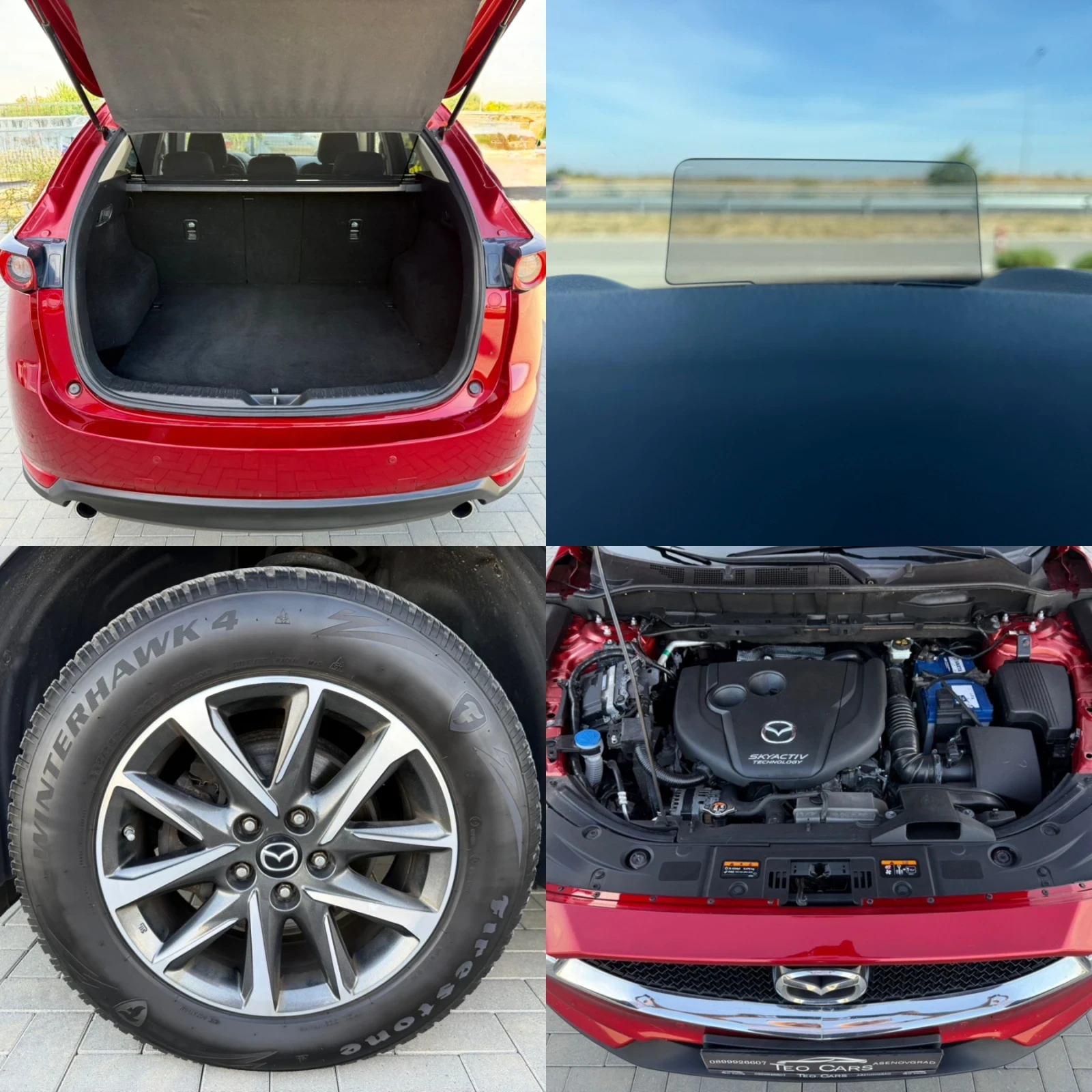 Mazda CX-5 2.2D EXCLUSIVE LINE / FACELIFT / HEAD UP, снимка 17 - Автомобили и джипове - 56434727