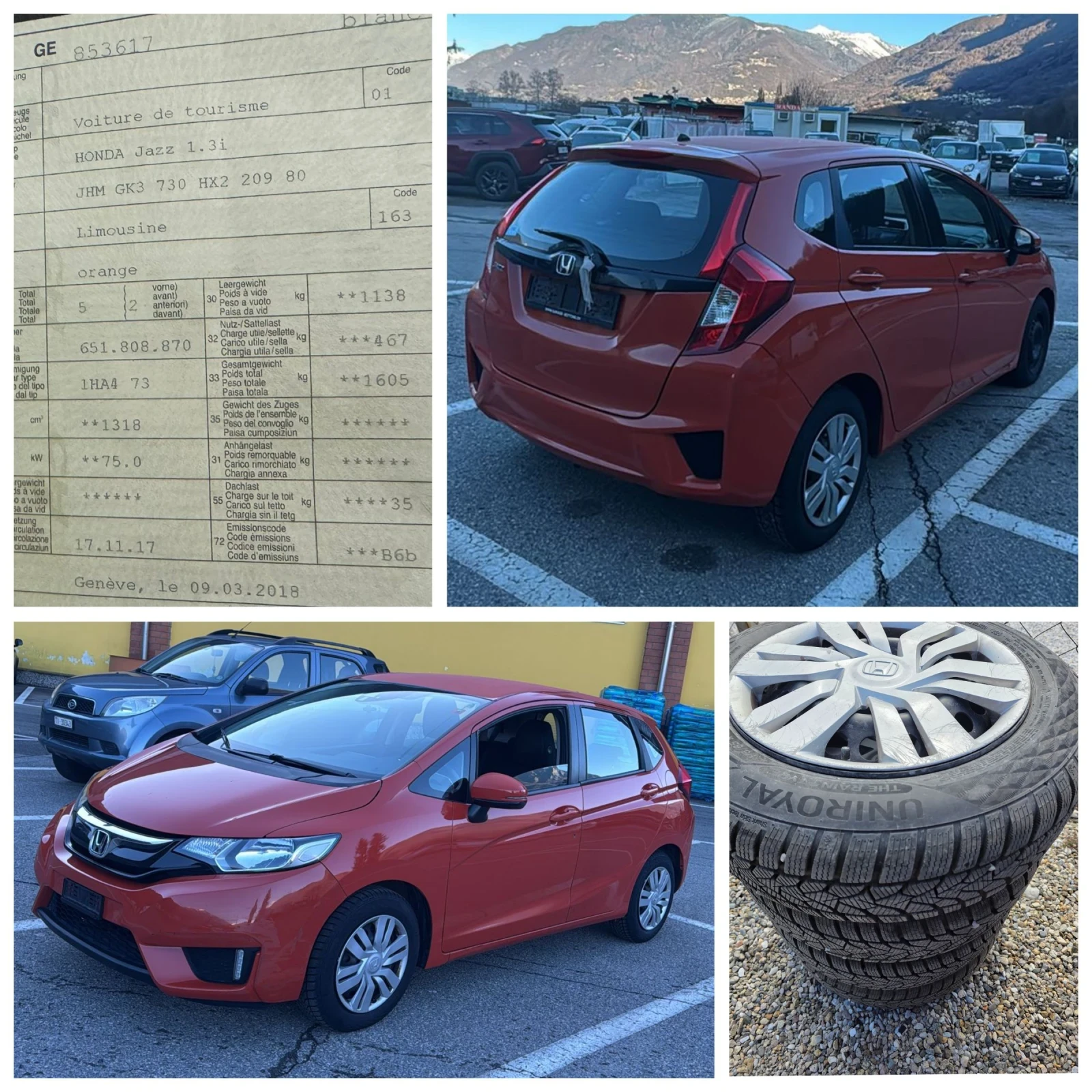 Honda Jazz 1.3i SWISS EDITION , снимка 15 - Автомобили и джипове - 54489250