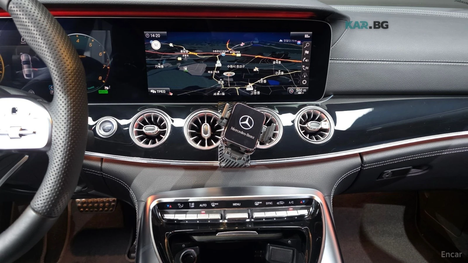 Mercedes-Benz AMG GT 4MATIC PLUS* Подгрев* ОБДУХВАНЕ* 360* HUD* Blind S, снимка 13 - Автомобили и джипове - 54906742