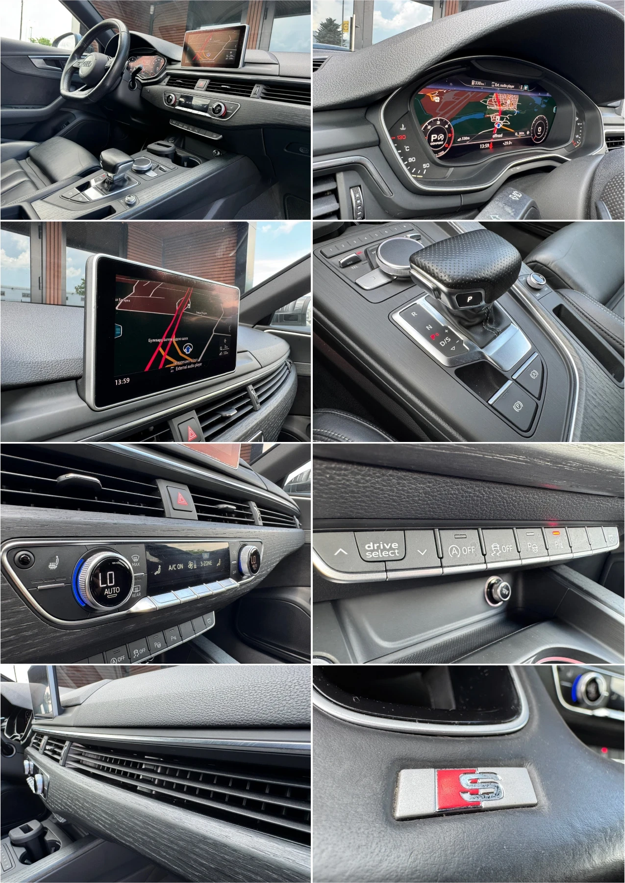 Audi A4 Sport* Sline* Head Up* Kamera* Лизинг, снимка 17 - Автомобили и джипове - 55133602