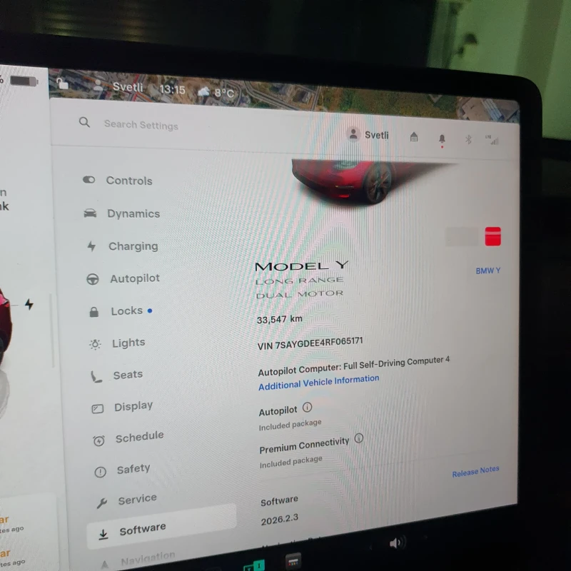 Tesla Model Y Model Y 2024 dual motor Гаранция, снимка 11 - Автомобили и джипове - 53561985