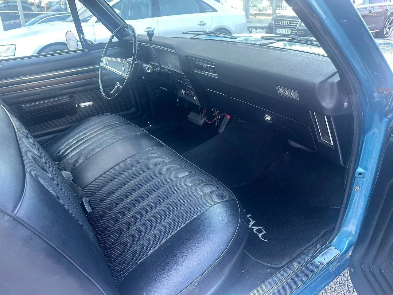 Chevrolet Nova II 307ci V8 5000cc РЕСТАВРИРАН в Швейцария  | Mobile.bg — изображение 12