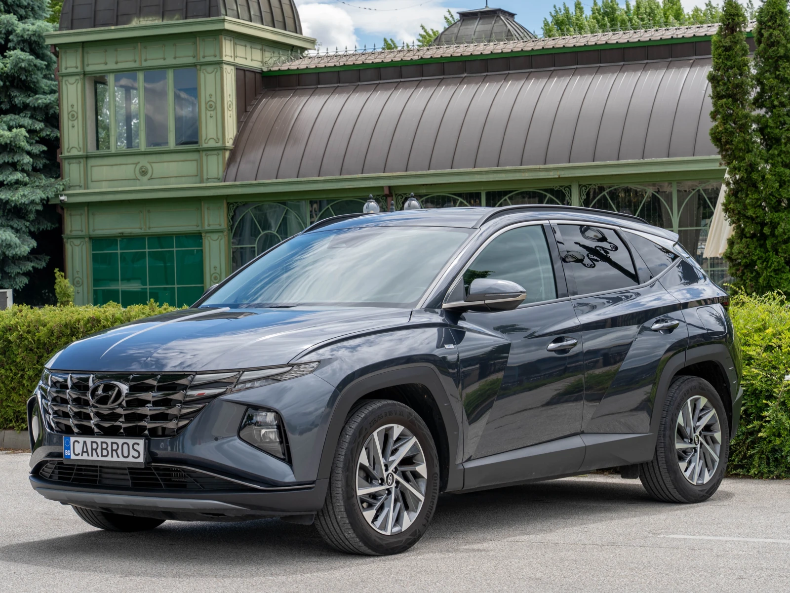Hyundai Tucson Mild-HYBRID-1.6TGDi-48V 32 000 км Кожа Гаранционен, снимка 3 - Автомобили и джипове - 54283528