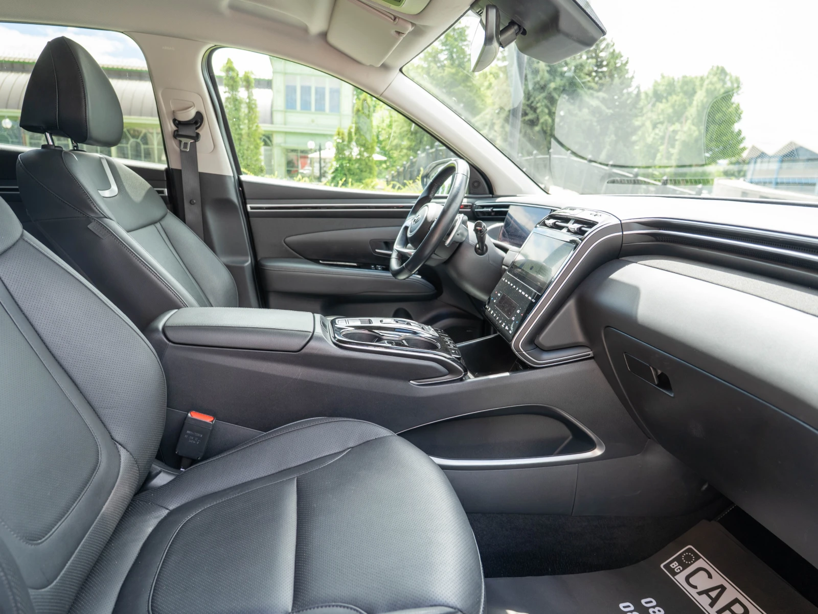 Hyundai Tucson Mild-HYBRID-1.6TGDi-48V 32 000 км Кожа Гаранционен, снимка 10 - Автомобили и джипове - 54283528