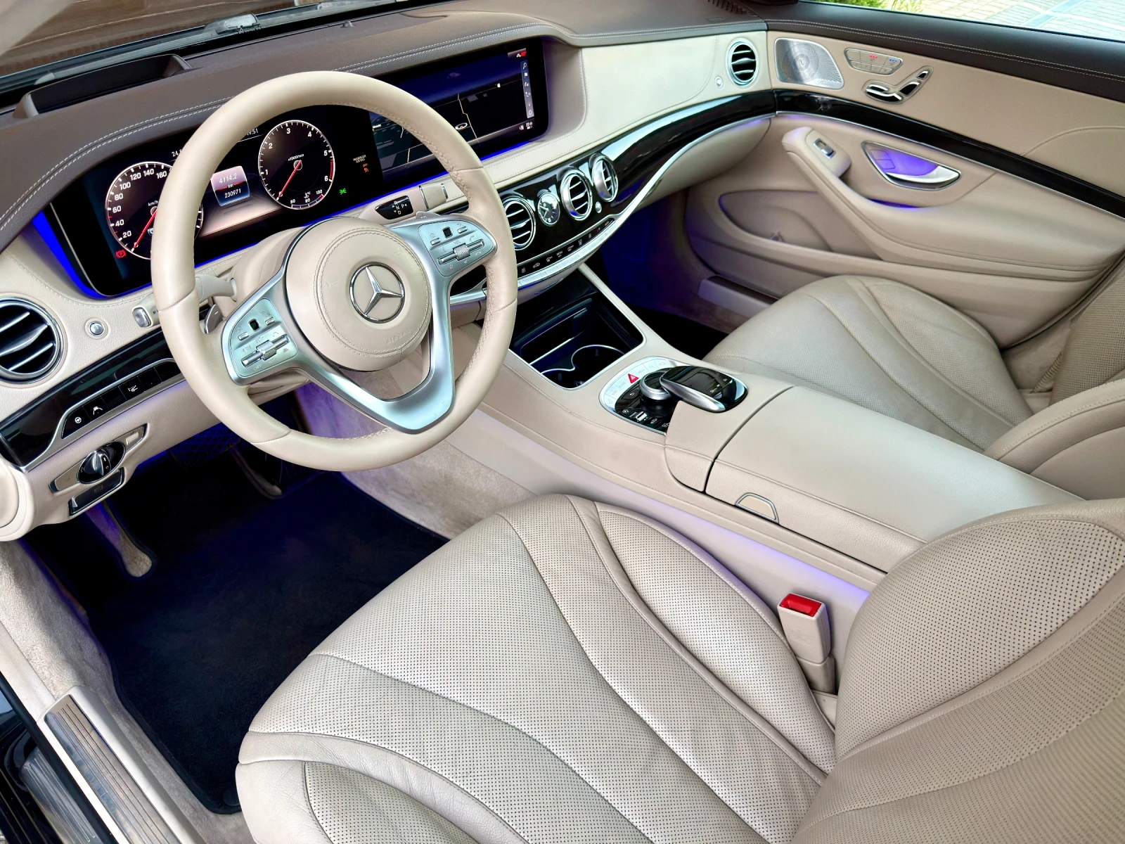 Mercedes-Benz S 400 D Long 9G 4Matic Facelift Panorama Лизинг Гаранция, снимка 8 - Автомобили и джипове - 55754572