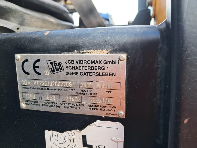 Валяк BOMAG JCB VMT 260-120, снимка 7 - Индустриална техника - 48680849