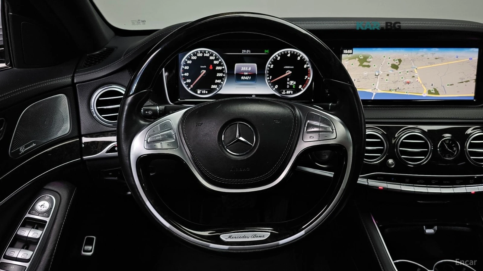 Mercedes-Benz S 500 4MATIC* 360* BURMESTER* PANO* ОБДУХ, снимка 10 - Автомобили и джипове - 55339179