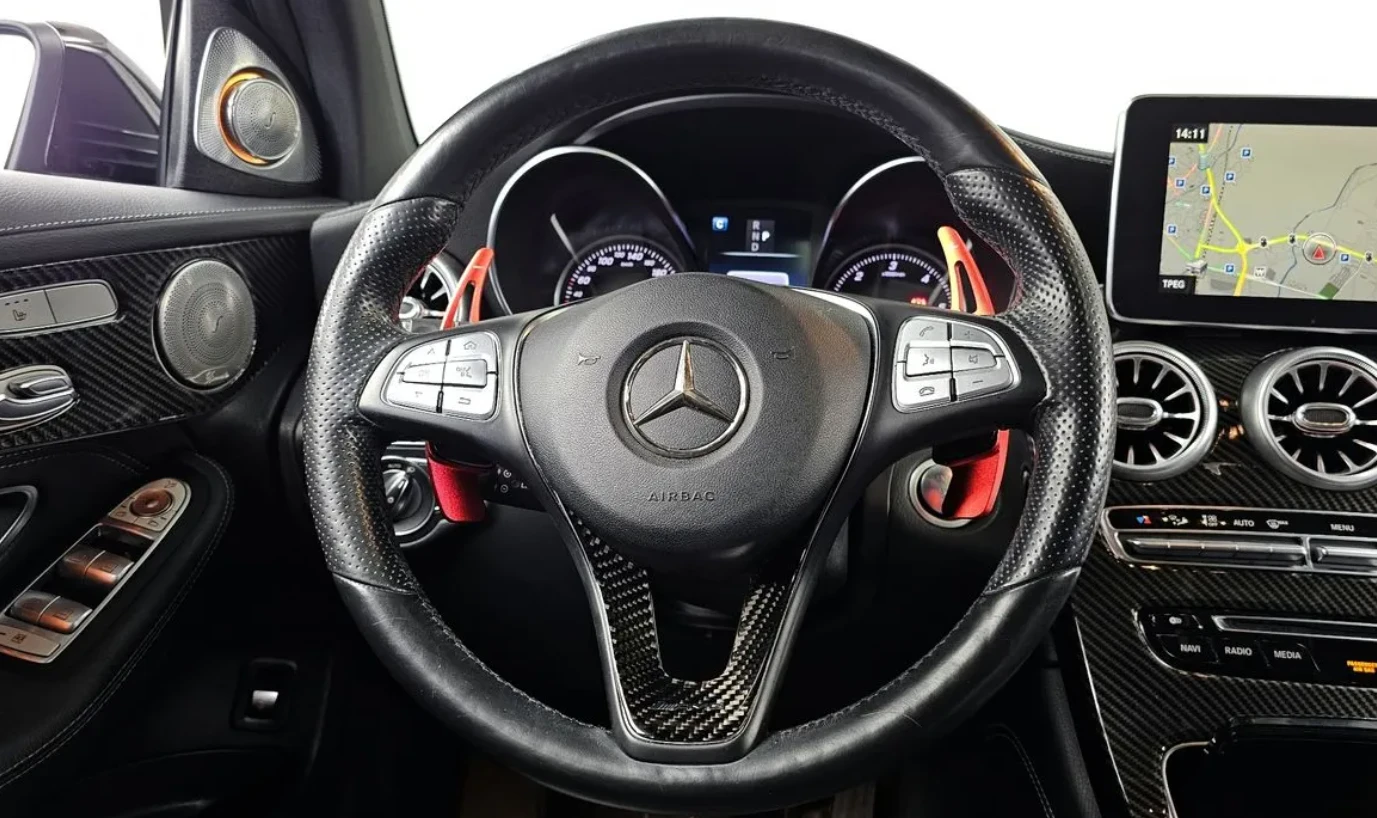 Mercedes-Benz GLC 220 63 AMG ПАКЕТ/ BURMESTER / 360 КАМЕРИ/ ШИБИДАХ/ , снимка 7 - Автомобили и джипове - 54682467