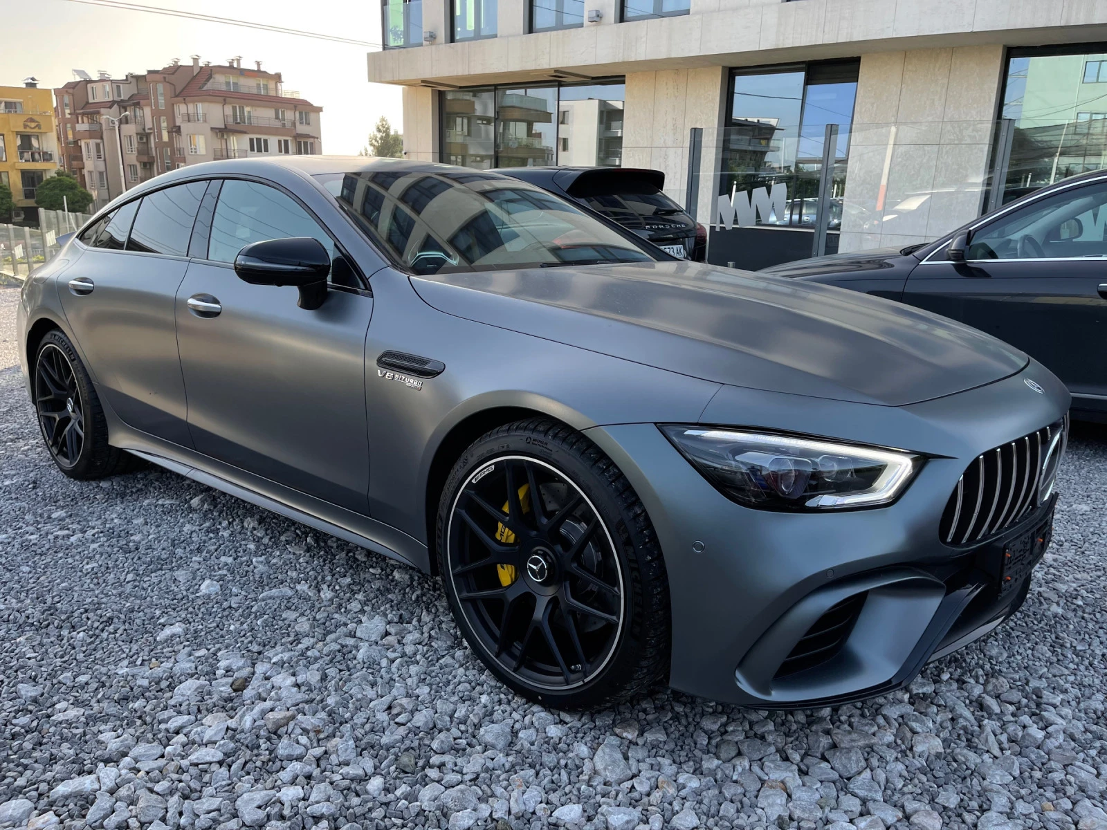 Mercedes-Benz AMG GT 63S ЛИЗИНГ * Carbon* Мат* Designo Нови Дискове - изображение 8