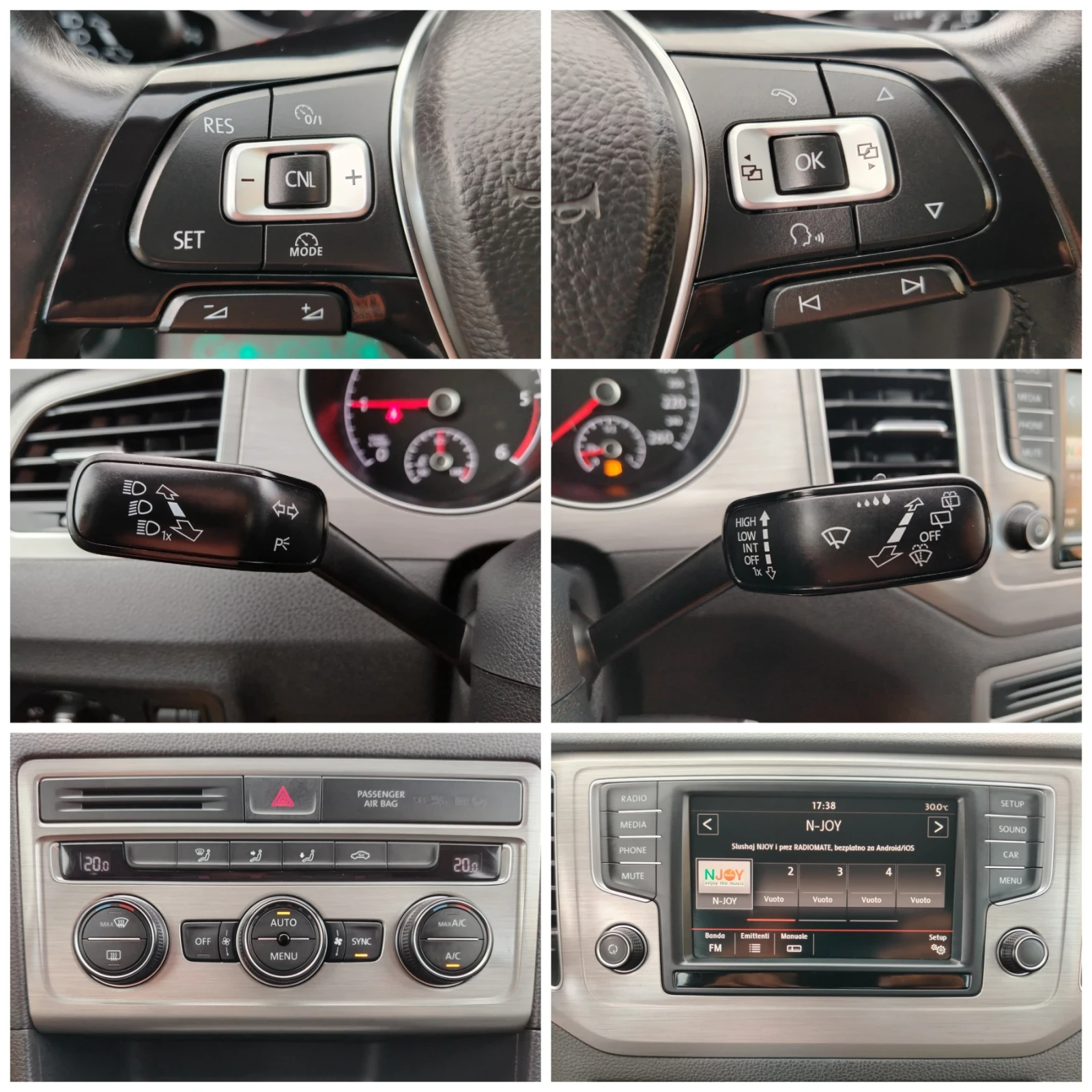 VW Sportsvan 1.6tdi-110к.с/КЛИМАТРОНИК/ПАРКТРОНИК/АВТОПИЛОТ!!! , снимка 12 - Автомобили и джипове - 55304679