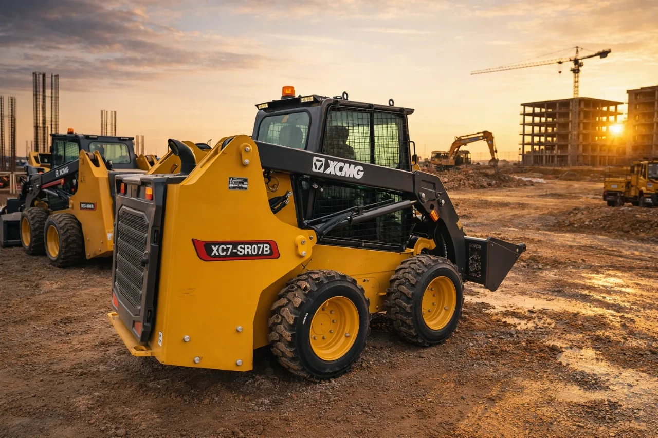 Мини челни товарачи Друга Мини челен товарач XCMG XC7-SR07, снимка 3 - Индустриална техника - 55922419