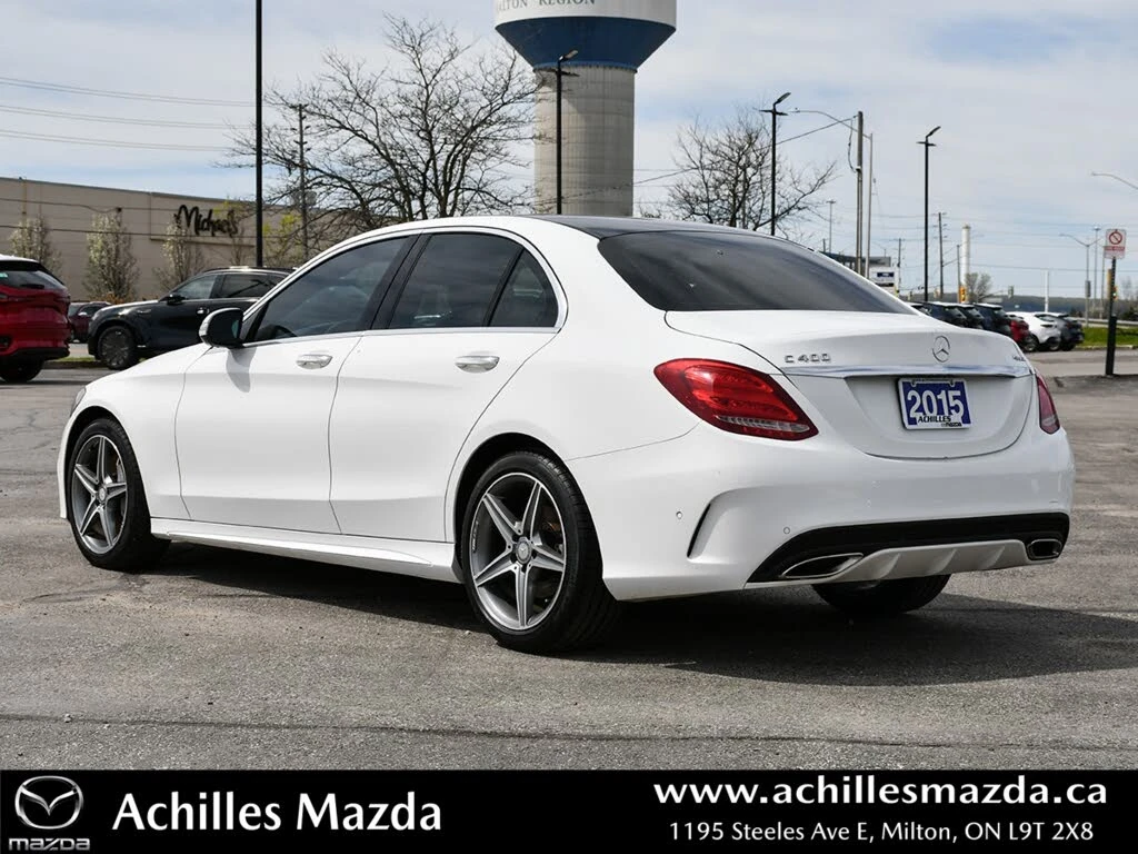 Mercedes-Benz C 400 4MATIC* BURMESTER* ПАНО* КАМЕРИ* ПОДГРЕВ* , снимка 3 - Автомобили и джипове - 54599202