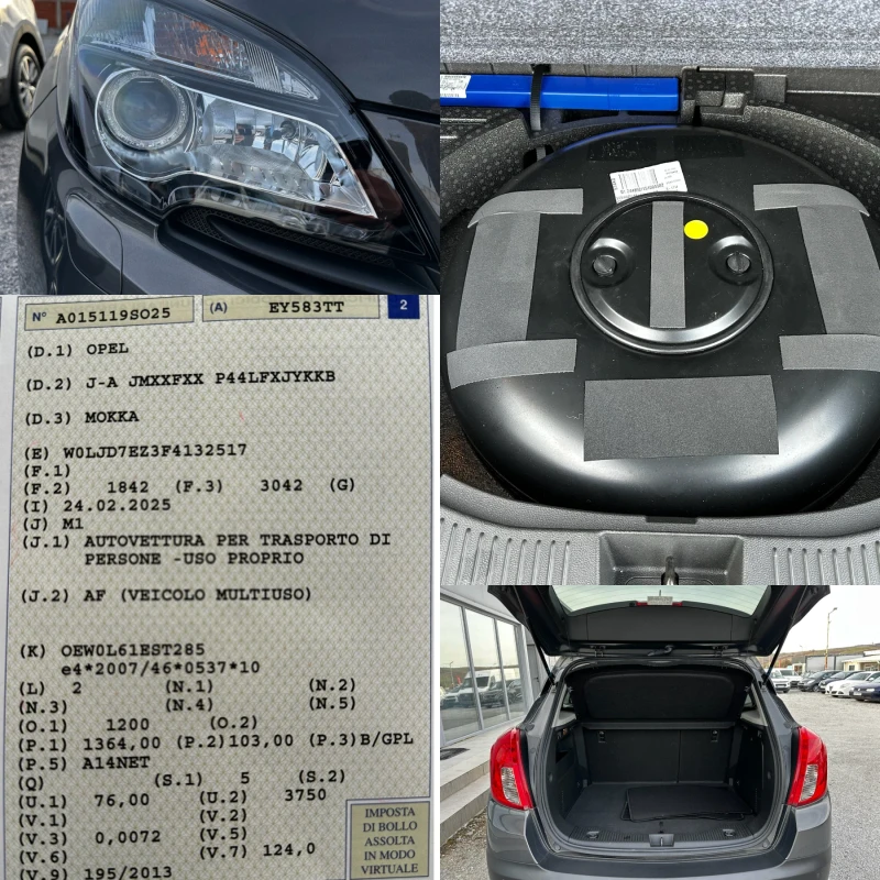 Opel Mokka 1.4T-LPG-COSMO-130000км-LED-XENON-СЕРВИЗНА ИСТОРИЯ, снимка 17 - Автомобили и джипове - 49446643