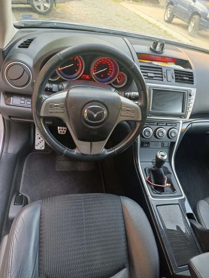 Mazda 6 2.2 diesel 163hp, снимка 12 - Автомобили и джипове - 52569481