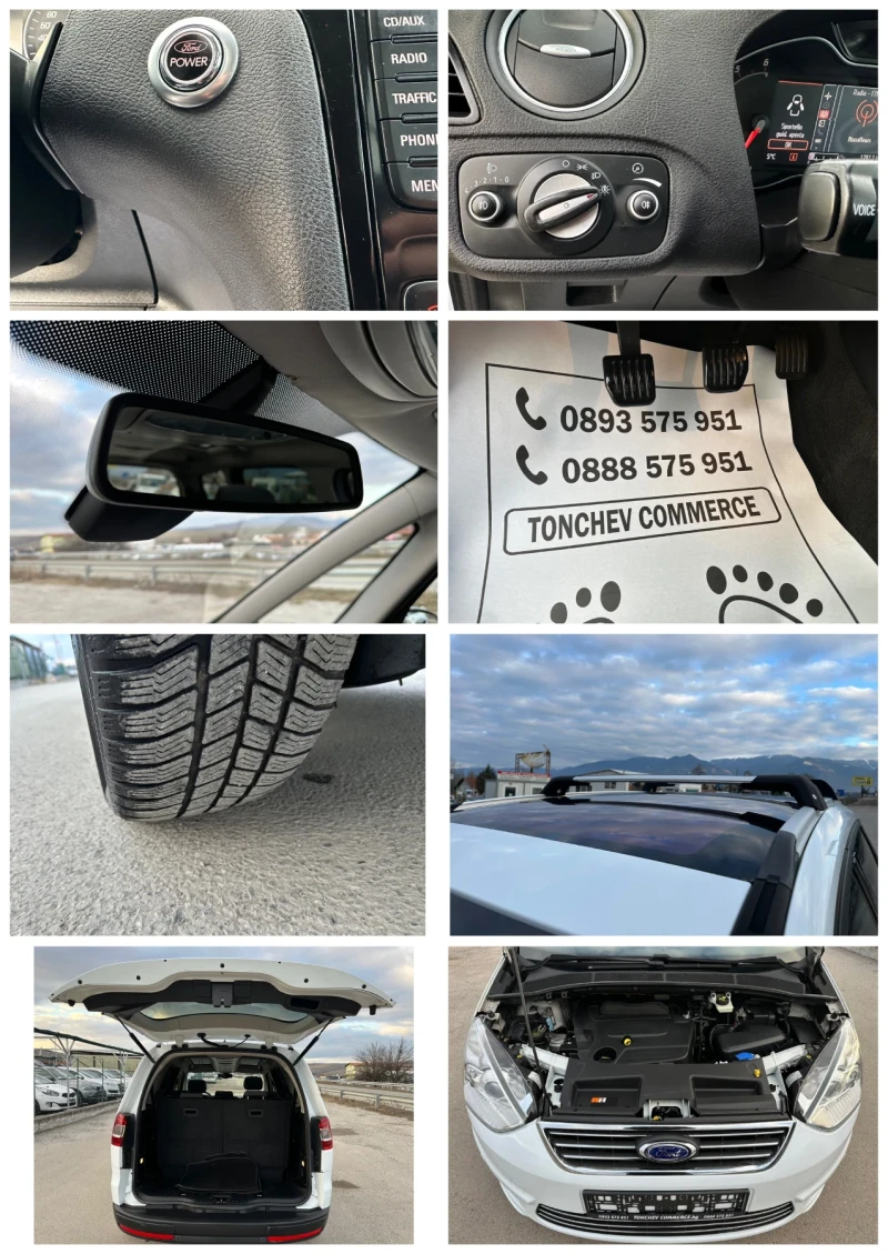 Ford Galaxy 2.0-TDCI-144.000km-ORIGINAL-TITANIUM-6+ 1-NAVI-FUL, снимка 17 - Автомобили и джипове - 48966074