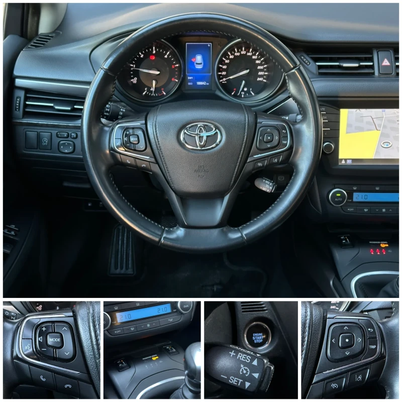 Toyota Avensis 2.0 D4-D Full^KeyLess^ Panorama^Серзина история, снимка 10 - Автомобили и джипове - 49426823