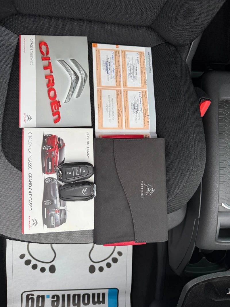 Citroen Grand C4 Picasso 1.6i АВТОМАТИК 7-МЕСТА КАМЕРА KEYLESS NAVI EURO-6, снимка 14 - Автомобили и джипове - 51935415