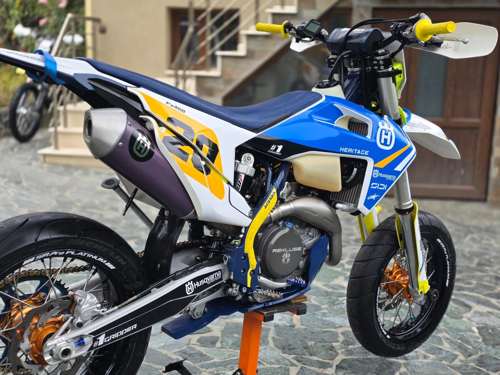Husqvarna FX 450/ЛИЗИНГ/АВТОМАТИЧЕН СЪЕДИНИТЕЛ, снимка 8 - Мотоциклети и мототехника - 56562043