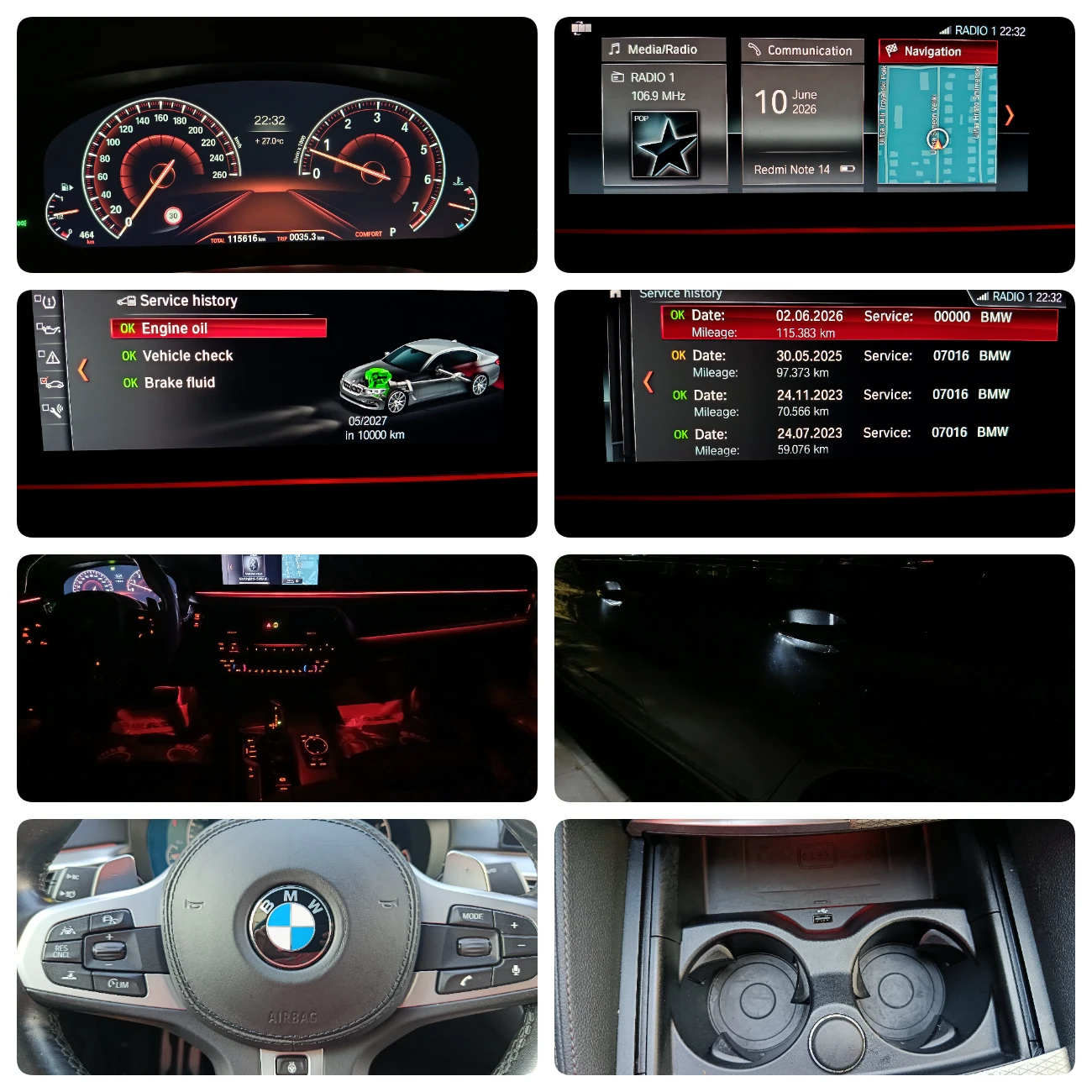 BMW 540 i B58 xDrive M пакет, снимка 16 - Автомобили и джипове - 54870125