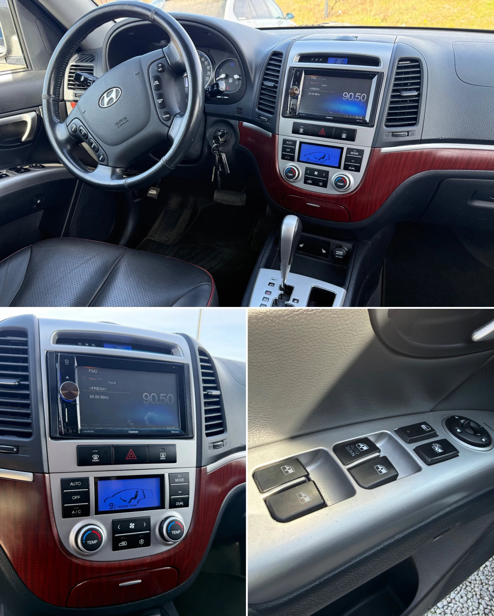 Hyundai Santa fe 2.2CRDi, Автоматик, снимка 11 - Автомобили и джипове - 53816019