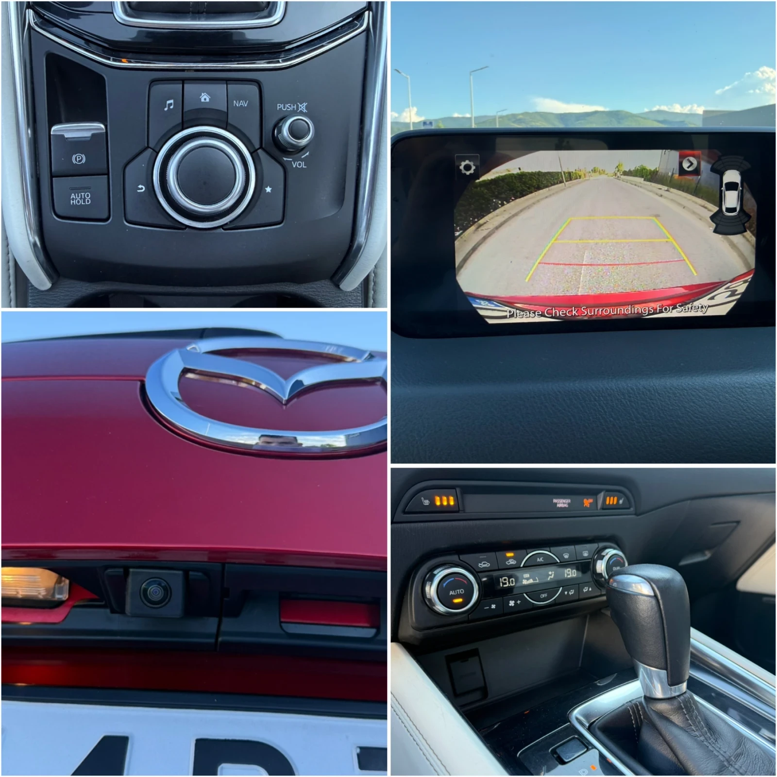Mazda CX-5 2.2 175кс/4x4/EXCLUSIVE/DISTRONIC/KEYLESS/HEADUP, снимка 14 - Автомобили и джипове - 54710033
