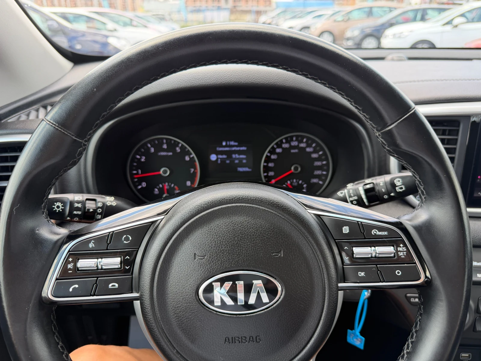 Kia Sportage 1.6GDI БЕНЗИН 100% на ГАЗ 78000км.НОВА, снимка 14 - Автомобили и джипове - 55277439