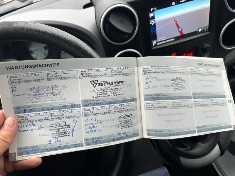 Peugeot Partner 1.6hdi Euro6 Лед Нави Подгрев камера , снимка 16 - Автомобили и джипове - 52598737