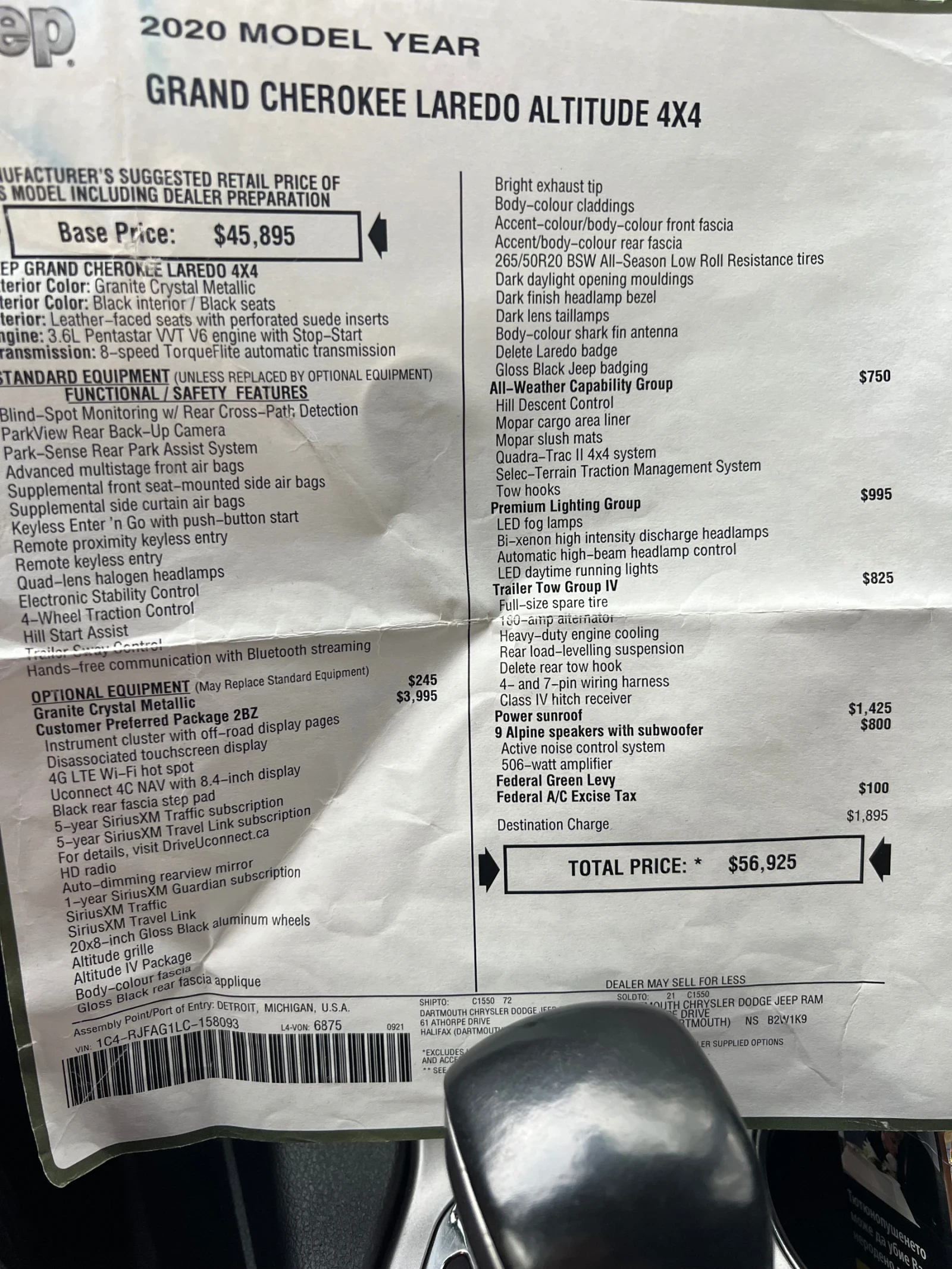 Jeep Grand cherokee Jeep Grand Cherokee 2020 Latitude , снимка 16 - Автомобили и джипове - 54360281