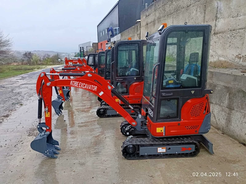 Багер Kobelco 2 TON чисто  НОВ 3 цилиндъра