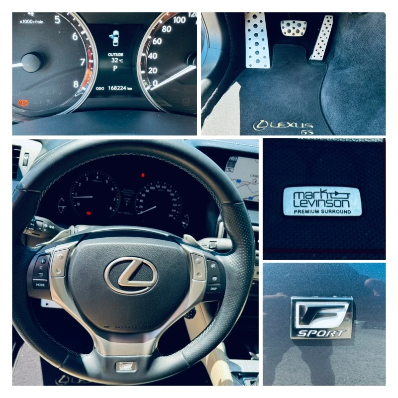 Lexus GS 350 AWD  F-Sport Внос от Швейцария, снимка 14 - Автомобили и джипове - 46512785