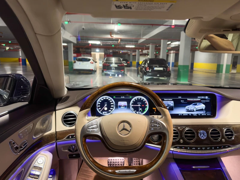 Mercedes-Benz S 550 AMG/Burmester/Distronic/Pano/HUD, снимка 4 - Автомобили и джипове - 50466039