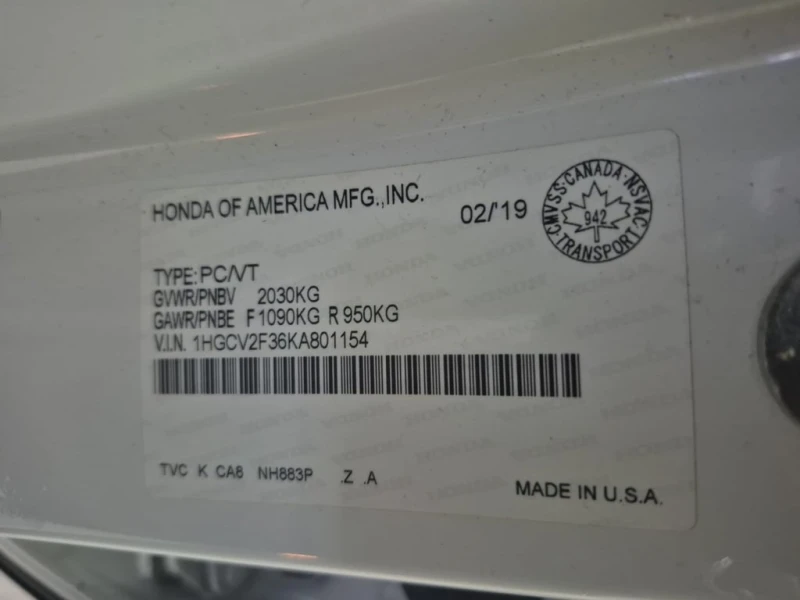 Honda Accord * SPORT 2.0 * CARFAX * БЕЗ ПЪРВОНАЧАЛНА ВНОСКА, снимка 7 - Автомобили и джипове - 52929612